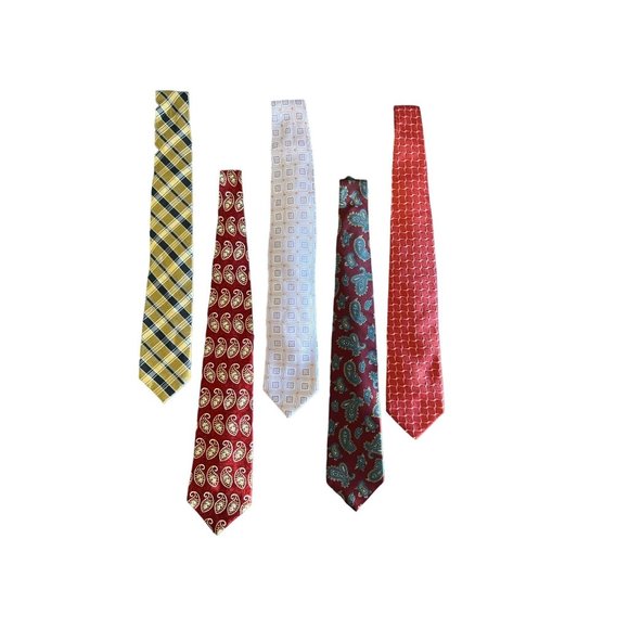 5 Luxury Ties Sak Fifth Ave, Geoffrey, Brioni,Hart Shaffer & Mark, - Picture 2 of 12